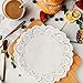 Paper Doilies, McoMce 100 Pieces Doilies Paper, Lace Doileys Paper Round Decorative Paper Placemats Bulk for Desert, Tableware Decoration, 7.5’’ Large Doiles Round Paper Placemats for Cake Packaging
