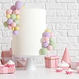 ASTARON 32 Pcs Ball Cake Topper Decorations Colorful Foam Balls Cake Picks view 6