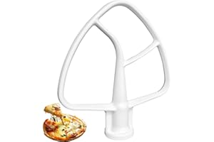 ABTER Replacement K45B Coated Flat Beater for Kitchenaid Stand Mixer, Compatible with 4.5 QT Tilt-Head Stand Mixer KSM90,K45