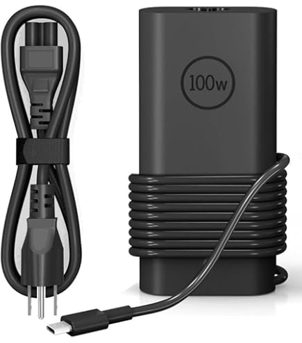 Amazon.com: Dell 100W USB-C GaN Ultra Slim Adapter for Inspiron 16
