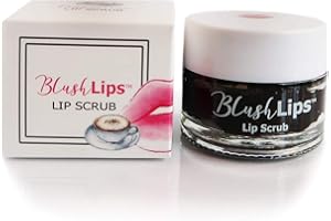 BlushLips Lip Care Exfoliating Scrub and Lip Moisturizer for Chapped Lips Treatment, Lip Repair for Soft Lips Made for Dry Lips (Cruelty-free, Paraben-free, Vegan) (Cappuccino)