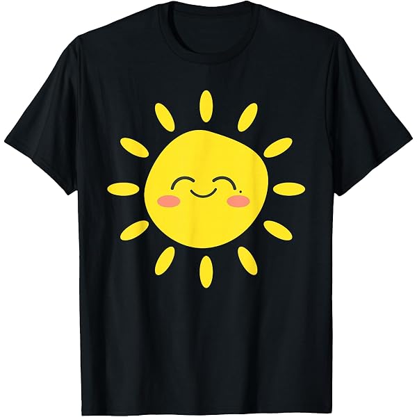 Amazon.com: Cute Smiling Sunshine T-Shirt : Clothing, Shoes & Jewelry
