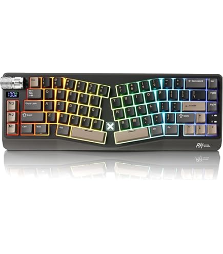 Amazon.com: Ajazz AKS068 65% Wired Mechanical Gaming Keyboard with