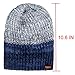 LETHMIK Unique Winter Skull Beanie Mix Knit Slouchy Hat Ski Cap for Men & Women Blue