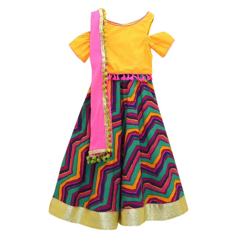 cold shoulder ghagra choli