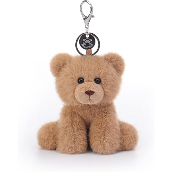 Amazon.com: Jellycat Bartholomew Bear Bag Charm, 4.5 inches