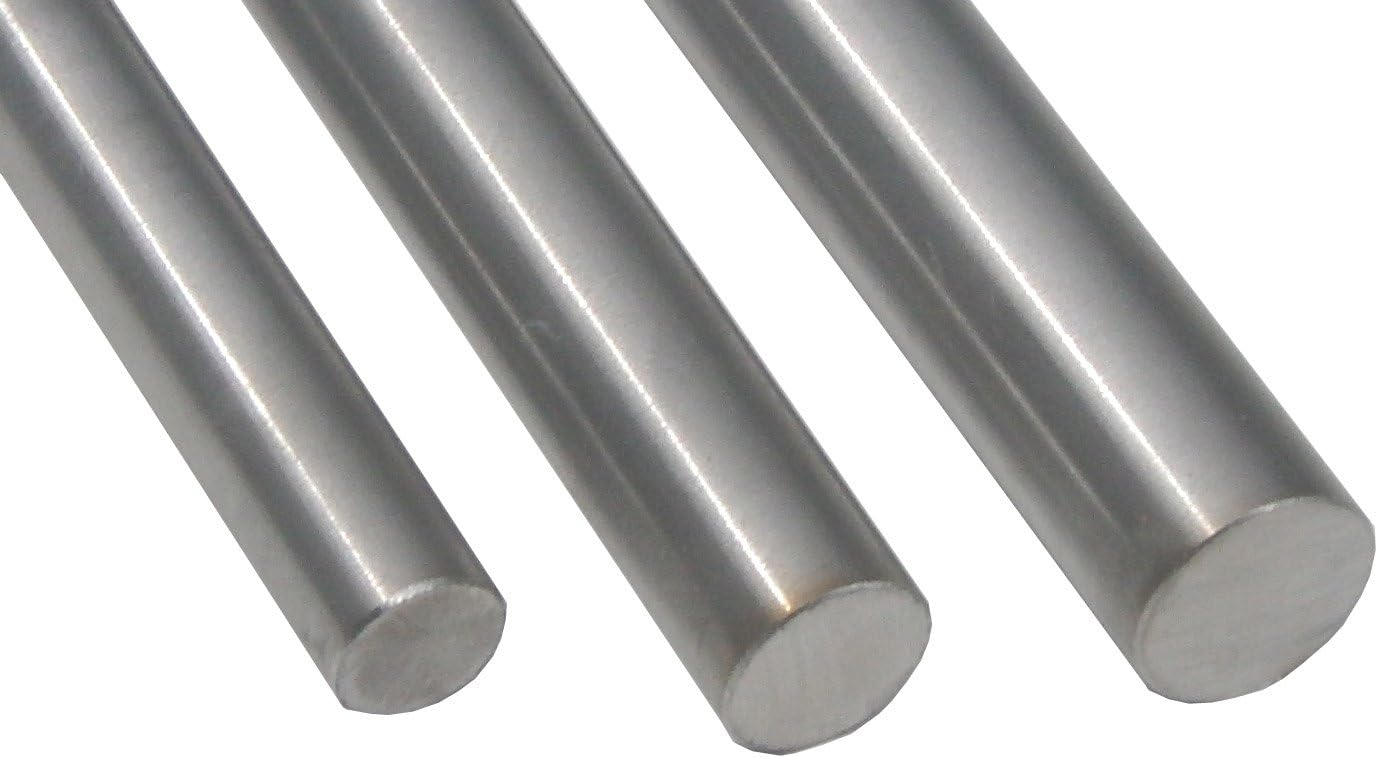 Edelstahl Rundstahl Stabstahl Rundstab V2A geschliffen Ø 10 mm, 12 mm ...