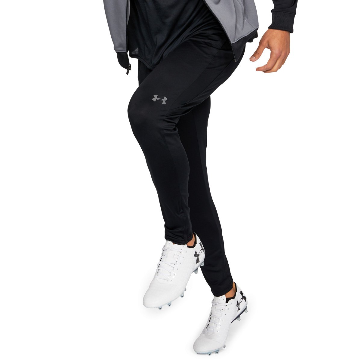 Under Armour Challenger II Training, Tracksuit Bottoms for Men Made of 4-Way Stretch Fabric, Breathable and Light Skinny Joggers Men, Black (Black/Graphite (001)), M