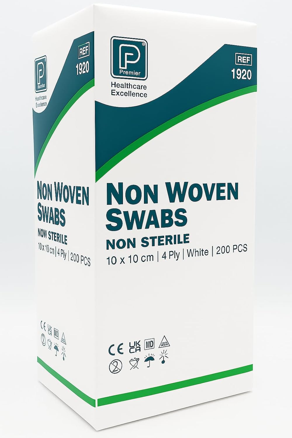 Premier Non Woven Swab 4 Ply 10x10cm (200)