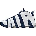 Nike Air More Uptempo Men's Shoes, White/Midnight Navy/Metallic Gold/University Red, Size 10.5