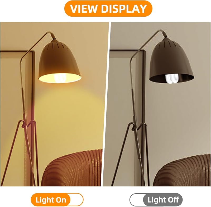 Confezione da 5 Lampadine Tubolari PLC G24d-3 a 2 Pin 26W, Luce Bianco Caldo 2700K, 1600LM, Tubo Doppio Giro 2U, Non Regolabile, Adatta Per Cucina, Sala da Pranzo, Bar, Camera da Letto, Ufficio — foto 4 di 8