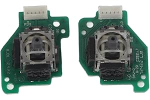 Tangxi 3D Joystick for Wii U, Left & Right Analog 3D Joystick Sticks Replacement for Wii U Gamepad Controller