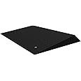 EZ-ACCESS Transitions Rubber Angled Entry Mat, Black, 2.5 Inch Rise