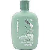 Alfaparf Milano Semi Di Lino Scalp Rebalance Shampoo for Dry Scalp - Sulfate Free Shampoo - For Excessive Oiliness and Flakes - Professional Salon Quality