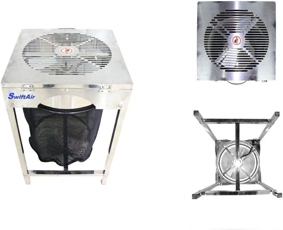 swiftair 18" Quick Trim Hydroponic Grow Room 18 inch Powered Leaf Bud Table Trimmer (trimmer)