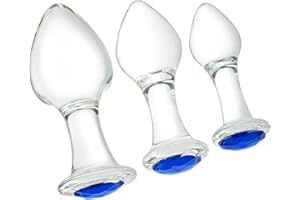 Crystal Anal Plug Bum Plugs Jewelry Anal Trainer Toys Glass Massage Butt Plug Large Medium Small Anal Stimulation Sex Toy for
