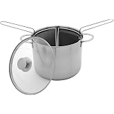 Demeyere Resto 8.5-Qt Stainless Steel 7-in-1 Multi-Pot | High Quality 18/10 Stainless Steel, Easy to Clean Welded Handles, Dishwasher Safe, Induction Cookware &amp; for All Cooktops