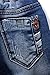 LITTLE-GUEST Baby Boy Shorts Jeans Drawstring Toddler Denim Pant B201(Navy Blue,24-30 M)