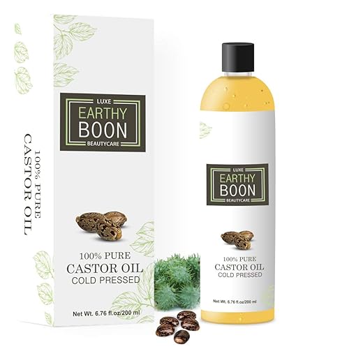 EARTHYBOON Cold Pressed Castor Oil
