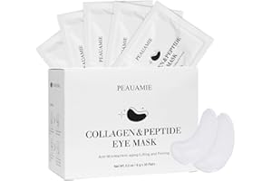 PEAUAMIE Under Eye Patches Collagen and Peptide Eye Mask for Dark Circles and Puffiness,Face Mask Skin Care Products 30 Pairs