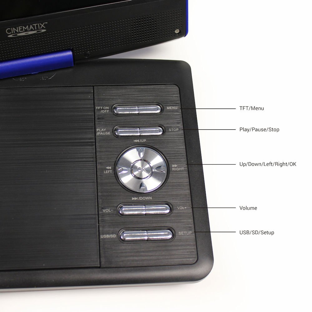 Cinematix 9" Portable DVD Player with 6 + Hour battery Life eBay