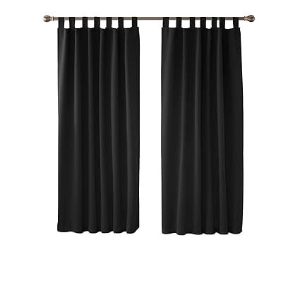 Deconovo Energy Saving Curtains Thermal Insulated Tab Top Blackout