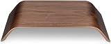 kalibri Walnut Universal Computer Monitor Stand Desk Dock 53x25.5x9.5 cm view 5