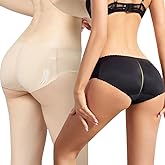 Aimery women 2pcs Seamless Butt Lifter Shapewear Padded Booty Pads Control Panties Hip Enhancer Underwear Body Shape Panty
