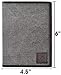 Metier Life Field Notes/Moleskine Pocket Notebook Cover Canvas with Vegan Leather | Fits Journals 3.5