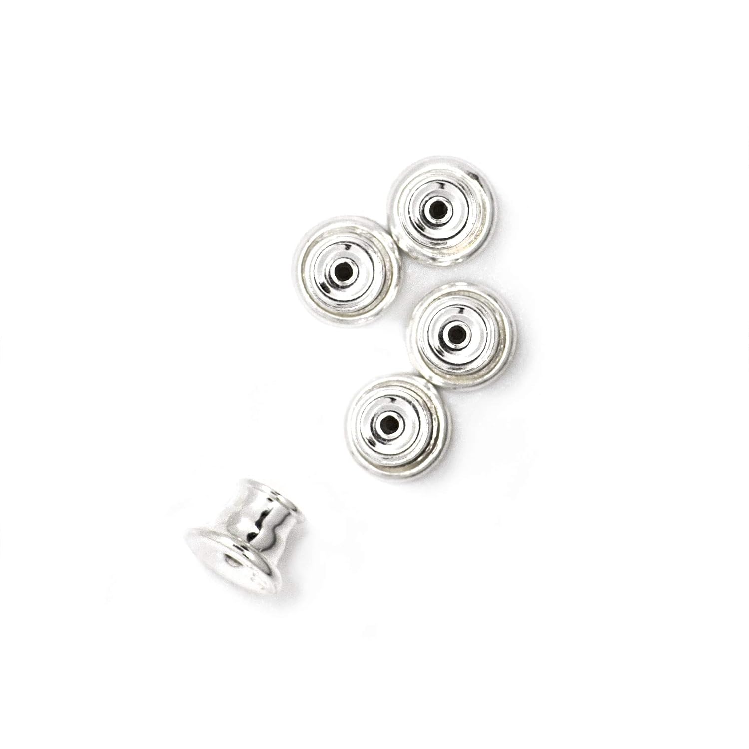Wholesale 925 Sterling Silver Earring Backs – Stopper Findings For Jewelry Making (Bulk)