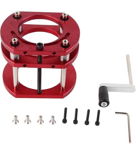 65mm Router Lift Router Table Lift Durable With 4-Jaw Clamping - Fits 64-65mm Router ...