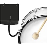 Marching Snare Drum Lyre,Flip Folder Marching Band | Flexible Thick Gooseneck Flip Folder Clamp, Quick Detach Mount for Tom and Bass Drums