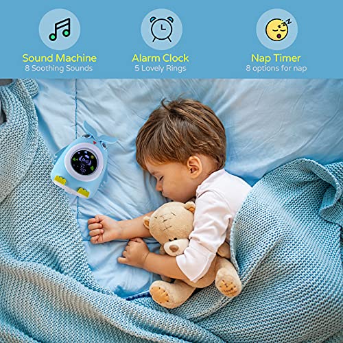 Kids Alarm Clock, Children's Alarm Clock with Sleep Trainer, Digital