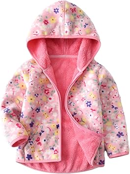 Veste Polaire A Capuche Reversible Pour Bebe Fille Amazon Ca Mode
