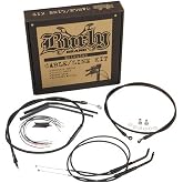 Burly B30-1047 Cable/Brake Line Kit for 16" Height Apehanger Handlebars
