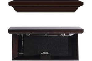 JOLLYMER Concealment Gun Shelf with Hidden Trap Door with RFID Lock