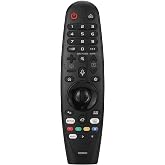 Voice Magic Remote for LG Smart TV Replacement, Magic Remote Control with Pointer &amp; Voice for OLED QNED NanoCell WebOS TVs, Compatible with AKB75855501, AN-MR20GA, MR19BA,MR18BA, MR650A