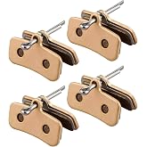 Front &amp; Rear Disc Brake Pads Fit for E-Ride Pro S/SS 2.0 Electric Dirt Bike | 4 Brake Pads &amp; 4 Brake Pad Spring Clips &amp; 4 Cotter Pins