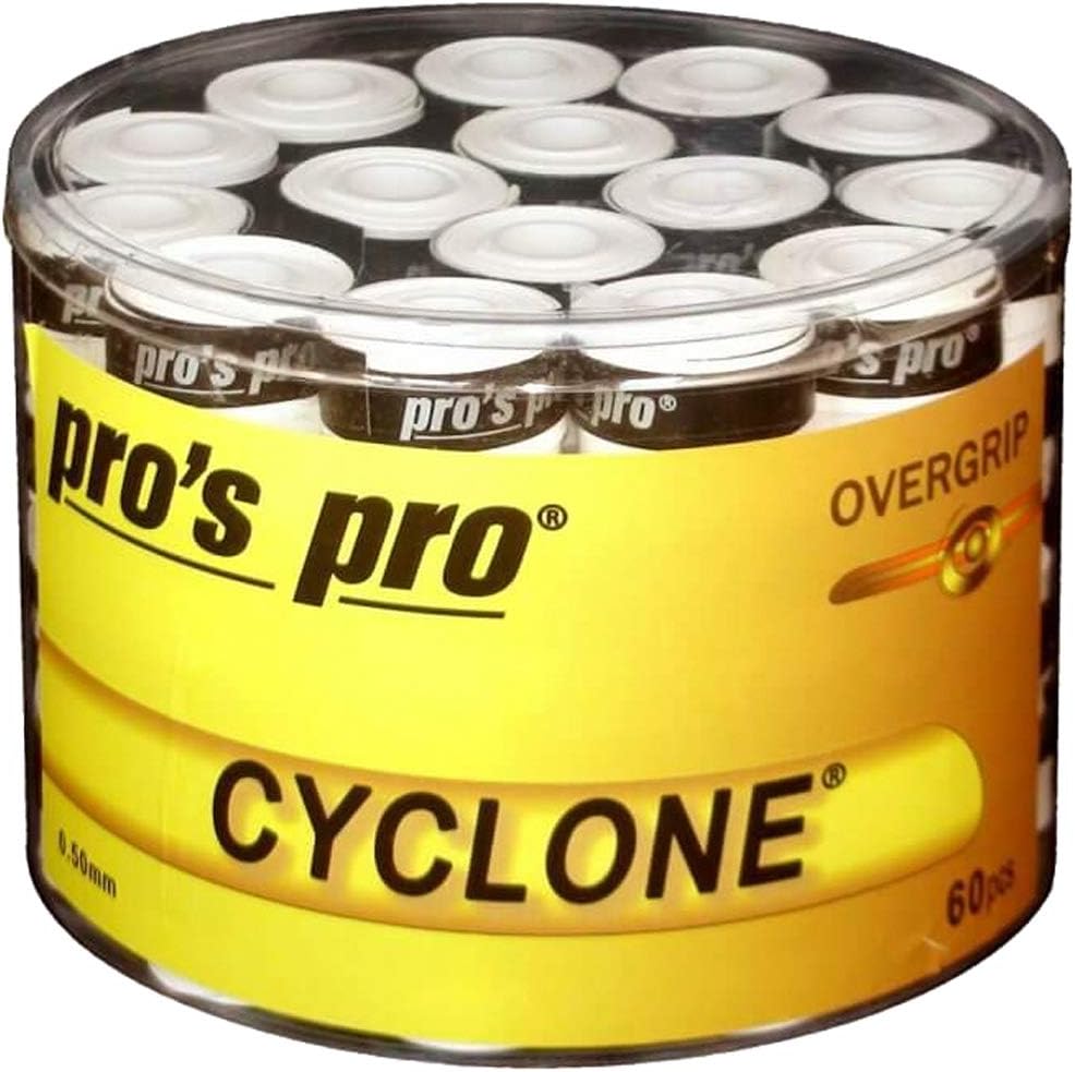 Pros Pro Cyclone Sticky Tennis Grip Tapes 60 White BigaMart