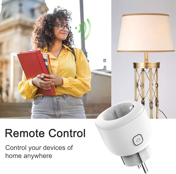 KEXIN WLAN Smart Steckdose 2er Pack Alexa Stochdose Intelligente Wi Fi Smart Home Steckdosen mit App Fernsteuerung Sprachsteuerung Kompatibel mit Google Home Alexa NUR auf 2 4 GHz Netzwerk Wei