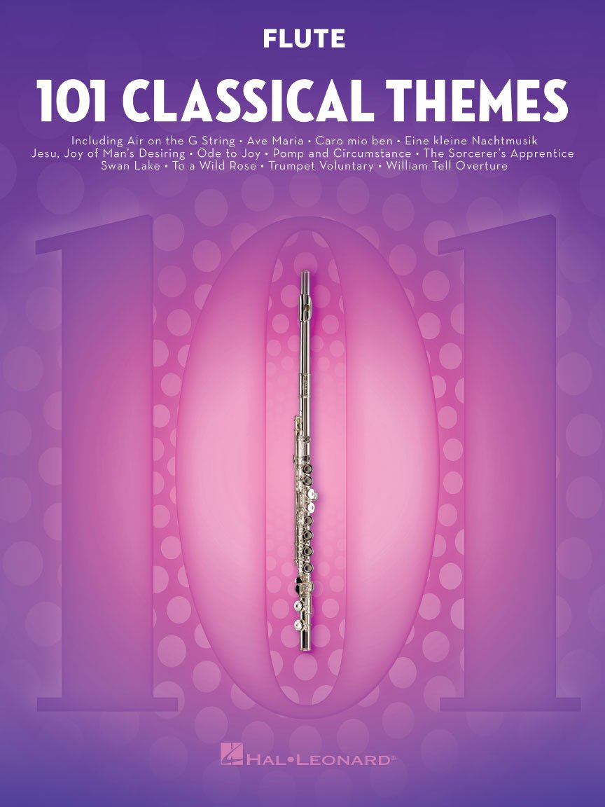 101 Classical Themes – Flute Sheet Music | Essential Repertoire for Flute Players | Solo Instrumental Folio with Classical Favorites