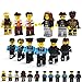 Minifigures Building Bricks Community People – Set of 24 Education Role Play Minifiugres 100% Compatible with All Major Brick Sets Birthday Gift For Kids