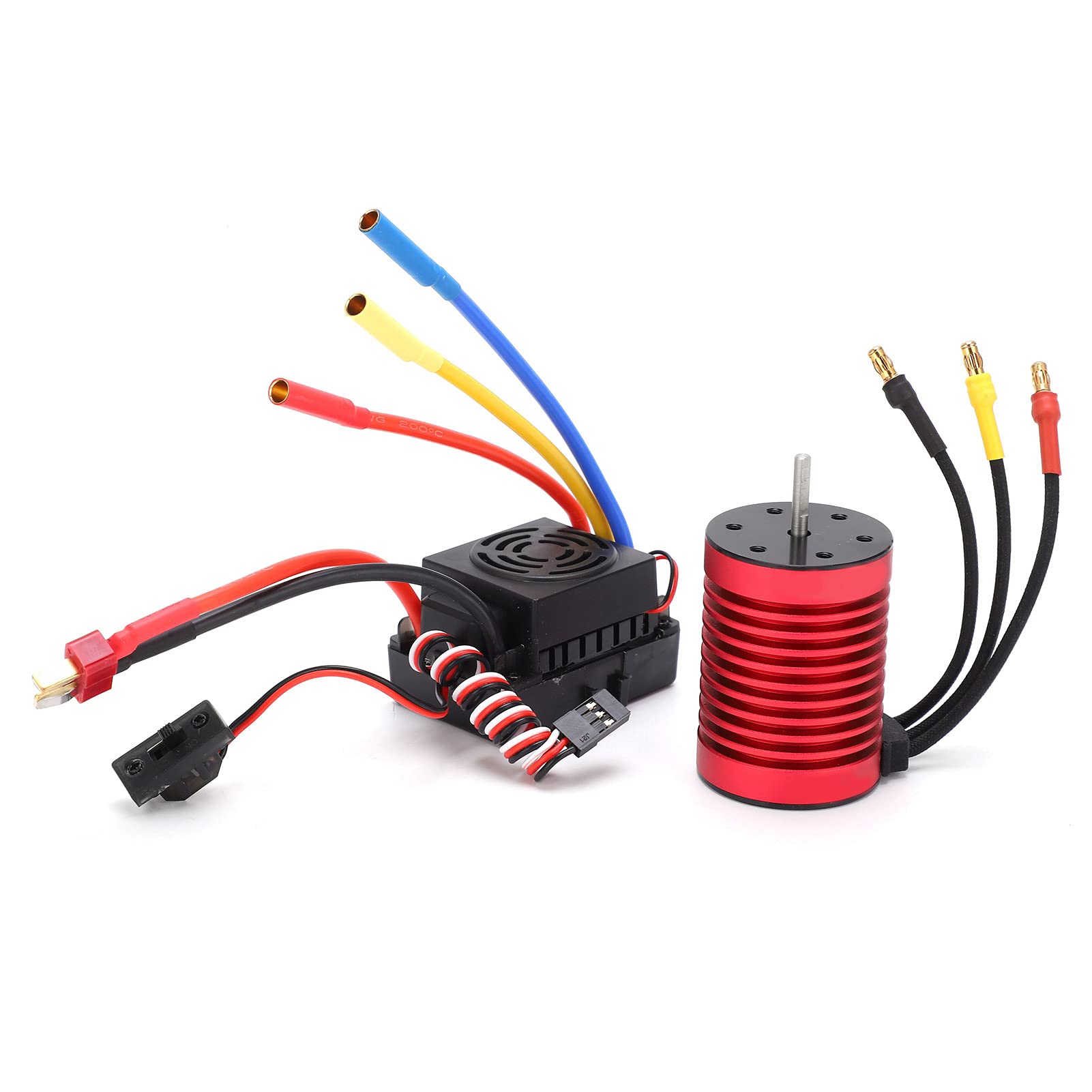 SPYMINNPOO 540 Motor+ESC Set, F540 Brushless Motor 3900KV and 60A Brushless ESC Set with T Plug for 1/10 Remote Control Cars Sportinggoods Model Car Accessories Sportinggoods Model Car Accessories