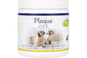 ProDen's Plaque Off Natural Seaweed Pet Food Topper Powder – Daily Use for Dogs (420 g)