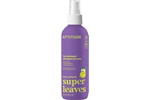 ATTITUDE Rinse-free Hair Detangler Spray for Kids, Made in Canada, EWG Verified, Leave In Product, Vegan, Vanilla and Pear, 2