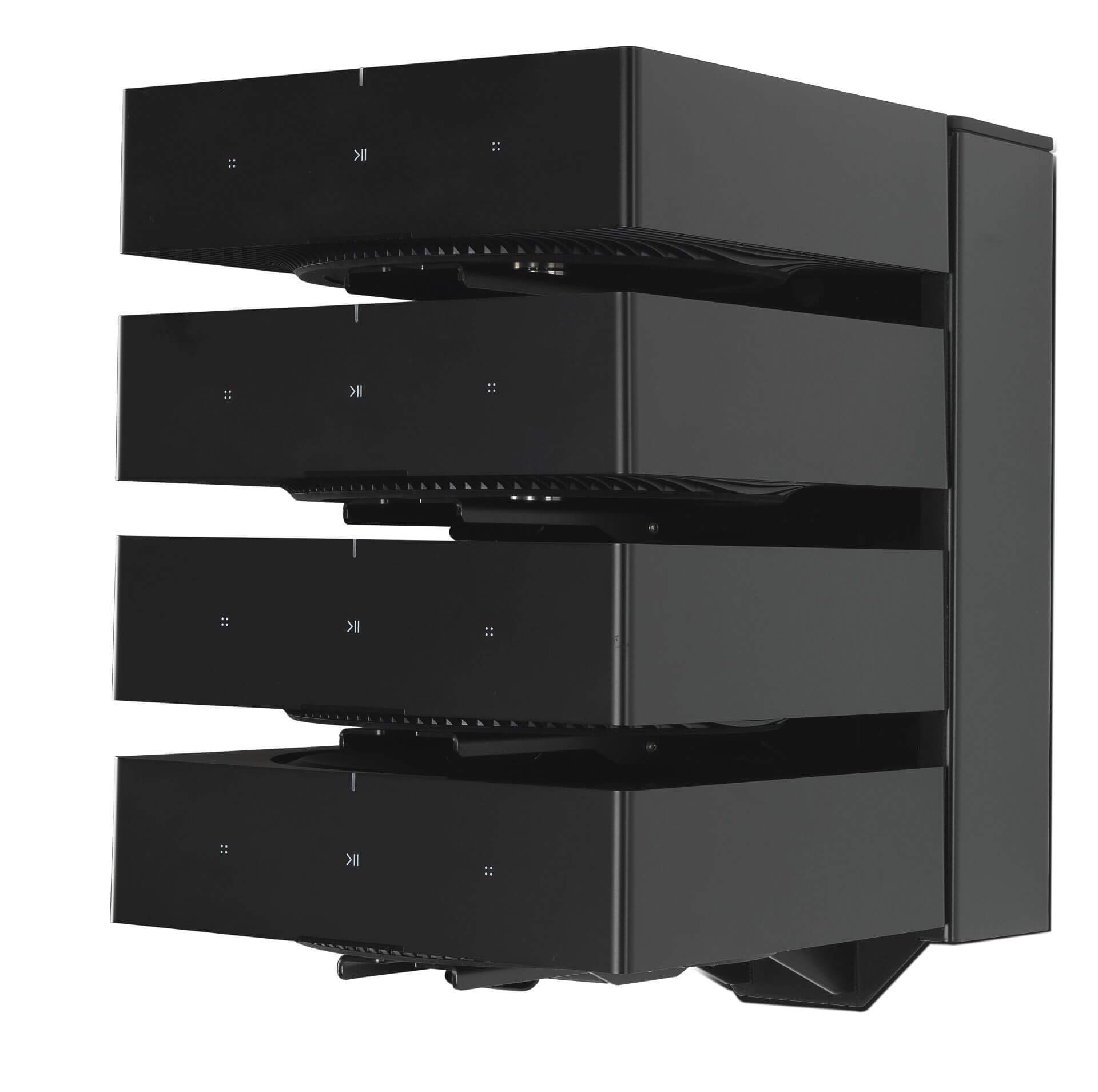 Flexson Dock for 4 Sonos Amps with cable management