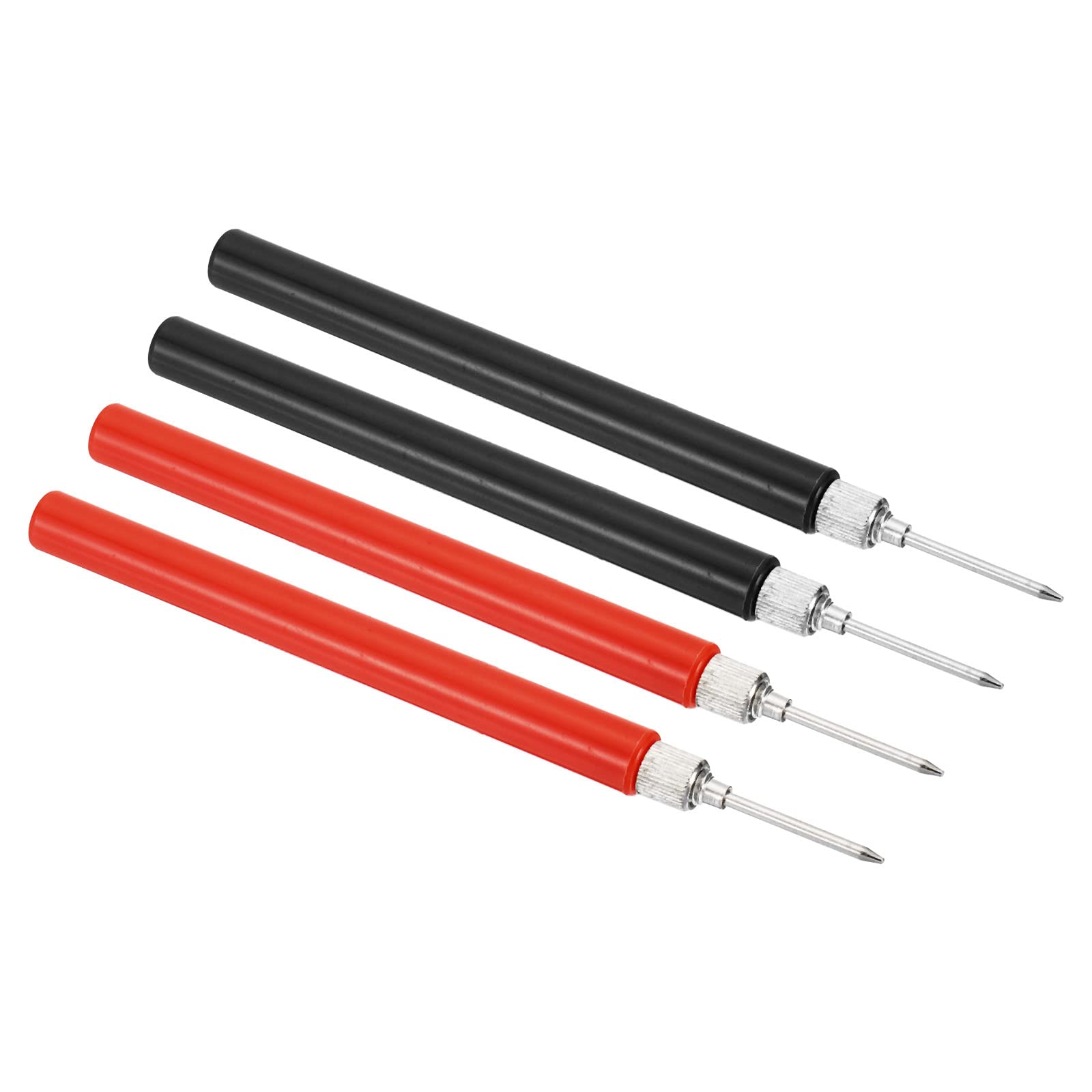 PATIKIL 2mm Test Probes Set, Multimeter Test Lead Extention Pen Probe Pin Needle for Electrical Circuit Test Measurement, Red Black