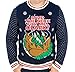 Men's Christmas Vacation Save The Neck For Me Ugly Sweater (Blue)