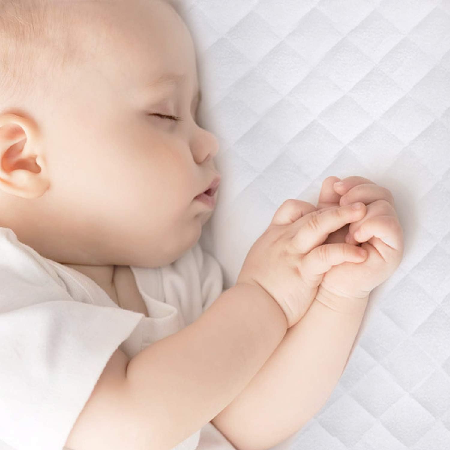 Waterproof Bassinet Mattress Pad Cover Compatible with MiClassic 2in1 Stationary&Rock Bassinet, 2 Pack, Ultra Soft Bamboo Sleep Surface, Breathable and Easy Care: Kitchen & Dining
