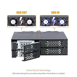 ICY DOCK 4 Bay 2.5 NVMe U.2/U.3 SSD PCIe 4.0 Rugged